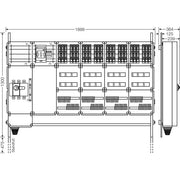 Hensel - Verteilerschrank für Energieversorgung Ladeverteiler Mi EV 11kW 24101 f.24 Ladep. a 11kW
