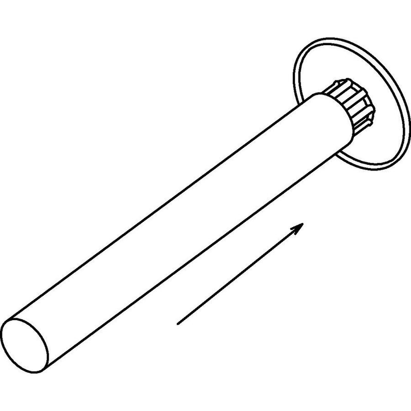 HellermannTyton - Leuchteneinbaugehäuse Abstandhalter 148-00102(40) Einbaustrahler H30mm − 400 Stück