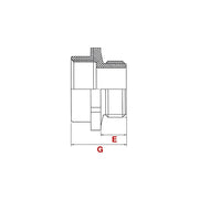 Plica - Erweiterungs-/Reduzierring Erweiterung 907004212 M12/M16 PA6/GFK lgr − 50 Stück