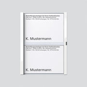 Siedle&Söhne - Zubehör/Ersatzteile für Türkommunikation Namensschild ws-hgl 200029952-00 f. TM612-2/BTM650-02