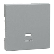 Merten - Abdeckung/Bedienelement für Installationsschalterprogramme Zentralplatte Zugsch.alu MEG3380-0460 Kontrollfenster