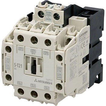 Mitsubishi Electric - Leistungsschütz zum Schalten von Wechselstrom Leistungsschütz S-T21 AC100V 2A2B
