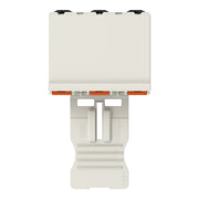 WAGO - Leiterplattensteckverbinder 1-Leiter-THT-Federleiste 2092-3353 CAGE CLAMP,lichtgrau − 100 Stück