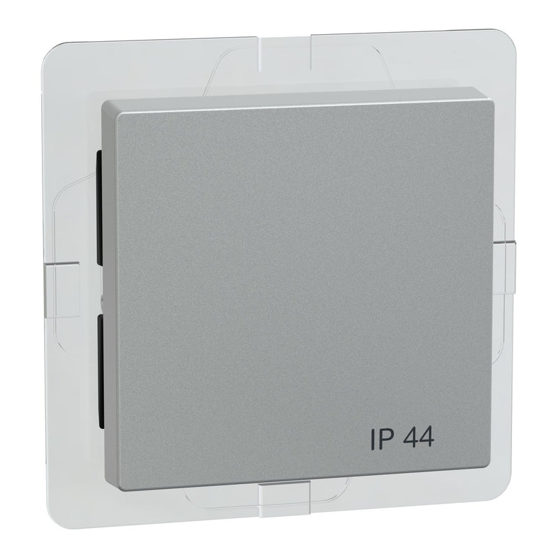 Merten - Abdeckung/Bedienelement für Installationsschalterprogramme Wippe alu 433060 f.Wech.Kre.Schalter
