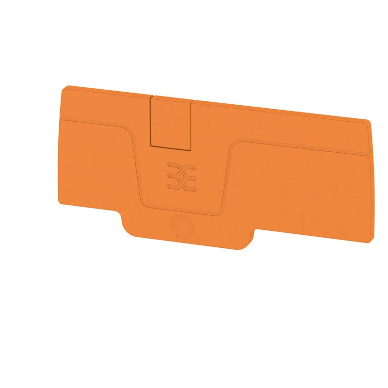 Weidmüller - Abschluss- und Zwischenplatte für Reihenklemme Abschlussplatte AEP 3C 4 OR 71.9mmx2.1mm,or − 20 Stück