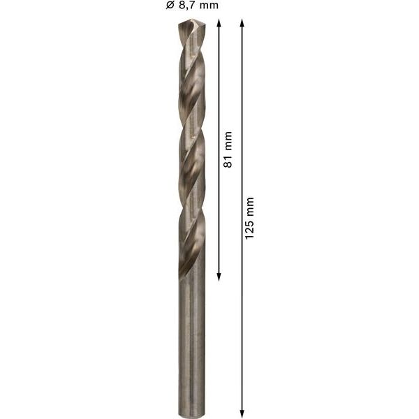 Bosch - Bohrer PRO Metal HSS-G 2608585513 Spiralbohrer 8,7 x