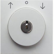 Berker - Abdeckung/Bedienelement für Installationsschalterprogramme Zentralstück m Schloss 1083898900 für Jal. S.1 pw