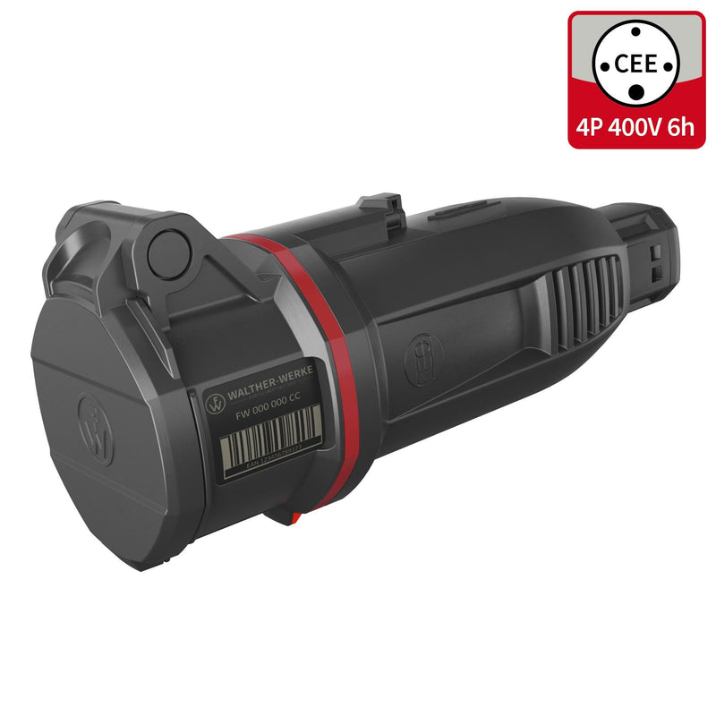 Walther Werke - CEE-Kupplung (IEC 60309) CEE NEO Kupplung FW310406CC One-Touch 16A 4P 6h − 10 Stück
