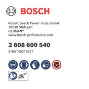 Bosch - Trenn-/Schleifscheibe PRO Stainless Steel 2608600540 Schruppscheibe 180 x