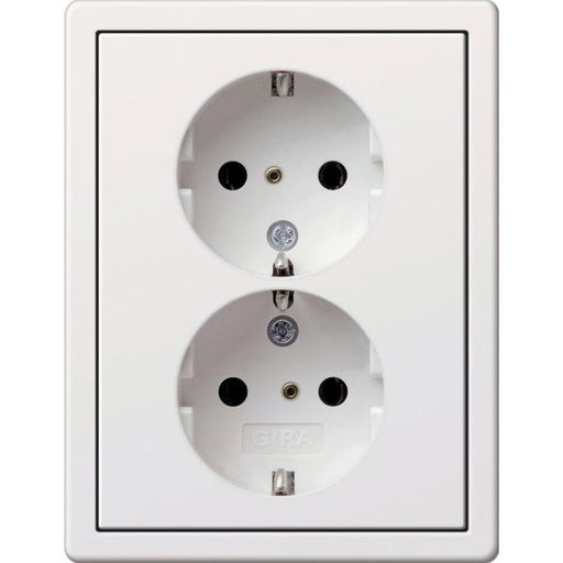 Gira - Steckdose Schuko-Steckds. 2f. rws-gl 0780112