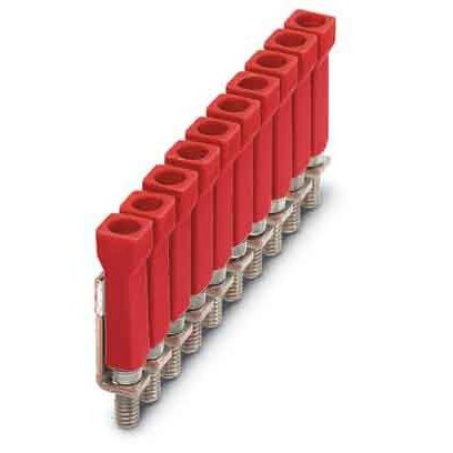 Phoenix Contact - Querverbinder/Brücker für Reihenklemme Querverbinder/Brücke LB 10-6 RD für Reihenklemme − 10 Stück