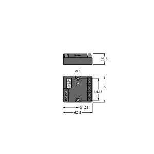 Turck - Feldbus, Dez. Peripherie - Digitales Ein-/Ausgangs-Modul I/O Station FDN20-4S-4XSG