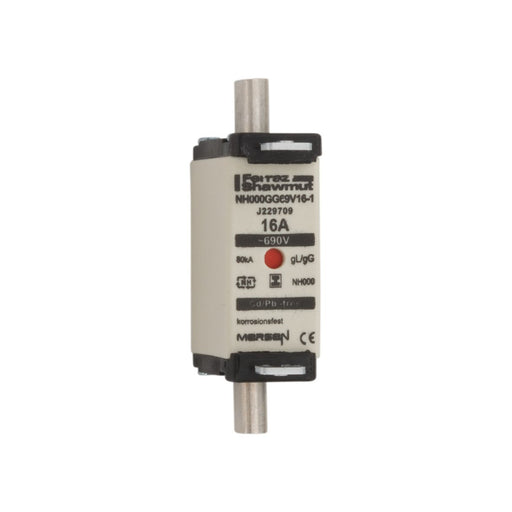 Mersen - Messersicherung NH-Sicherungseinsatz SG NH000GG69V2-1 Gr.000 gG 2A/690V KM − 3 Stück