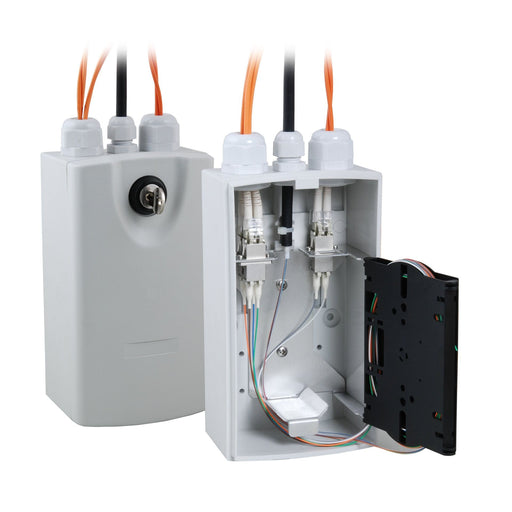 EFB-Elektronik - Spleißkassette Spleißverteiler 53714.1 IP54 G.RAL7035