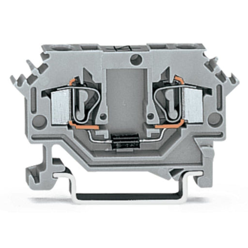WAGO - Bauelement-Reihenklemme Diodenklemme 2-L 281-603/281-411 Schaltung II , grau − 100 Stück