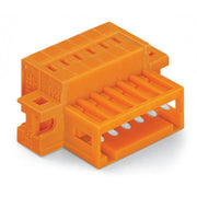 WAGO - Kabelsteckverbinder für Leiterplattensteckverbinder 1-Leiter-Stiftleiste 734-339/019-000 CAGECLAMP,1,5mm²,or − 50 Stück