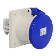 Walther Werke - CEE-Anbausteckdose (IEC 60309) Anbaudose gerade 63A 460409 4P 230V 9h IP44
