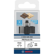 Bosch - Fräser PRO Falzfräser, 9,6 2608628350 mm, Schaft 8 mm