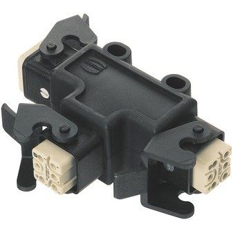 Harting - Installationskleinverteiler Energieverteiler 3xHan 09120084751 Q5/0 Polyamid − 15 Stück