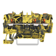 WAGO - Durchgangs-Reihenklemme 3-Leiter-Durchgangsklemme 2202-1301/000-053 Drücker,2,5mm²,dgrge − 100 Stück