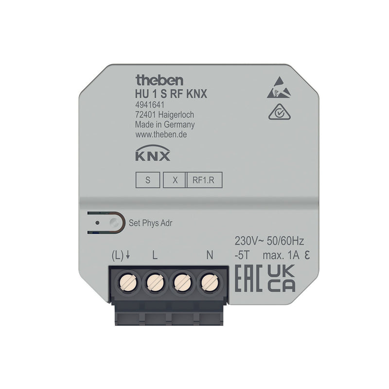 Theben - Bussystem-Heizungsaktor Funk-Heizungsaktor HU 1 S RF KNX 1-fach