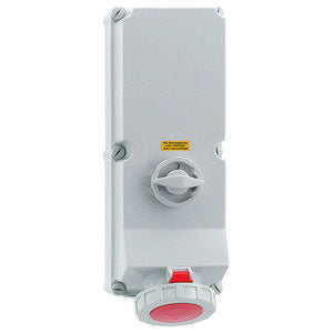 Bals Elektrotech - CEE-Steckdose abschaltbar, abgesichert (IEC 60309) Wandsteckdose abschaltbar 16621 verriegelt 125A 4p