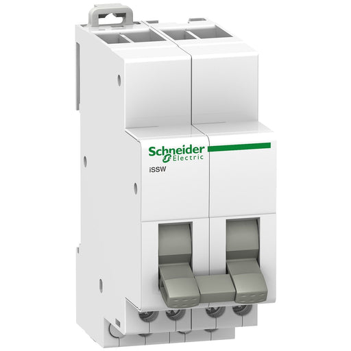 Schneider Electric - Schalter für Reiheneinbau Gruppenschalter A9E18074 2P 20A 3-Positionen