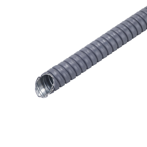 Fränkische - Metall-Schutzschlauch Metallschutzschlauch MC-DMA-216-PVC.10 schwer flexibel grau − 10 Meter