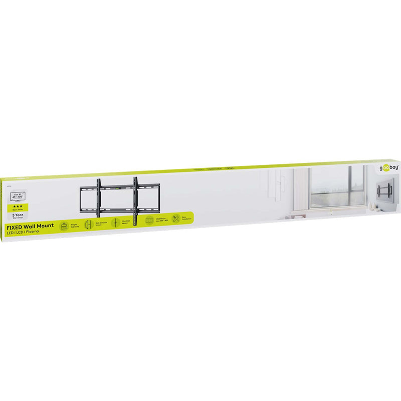 Goobay - Halterung für Audio-/Videosysteme TV-Wandhalterung 49742 FIX XL (43-100)