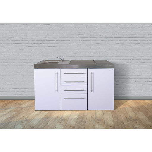Stengel - Mini-Küche Miniküche Premiumline MPS4ES150KSIKFreBli Edelstahl