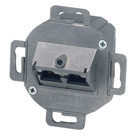 Mennekes - Kommunikationsanschlussdose Kupfer Daten-Anschlussdose 41452 2x RJ45 Cat.6