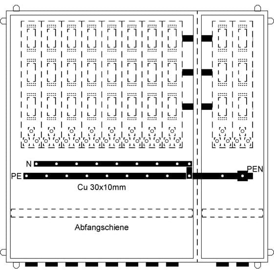 Striebel&John - Zähler-Komplettschrank Hausanschlussschrank KS878AL
