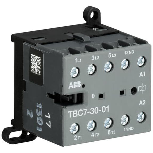 ABB Stotz S&J - Leistungsschütz zum Schalten von Wechselstrom Kleinschütz TBC7-30-01-62 77-143V DC