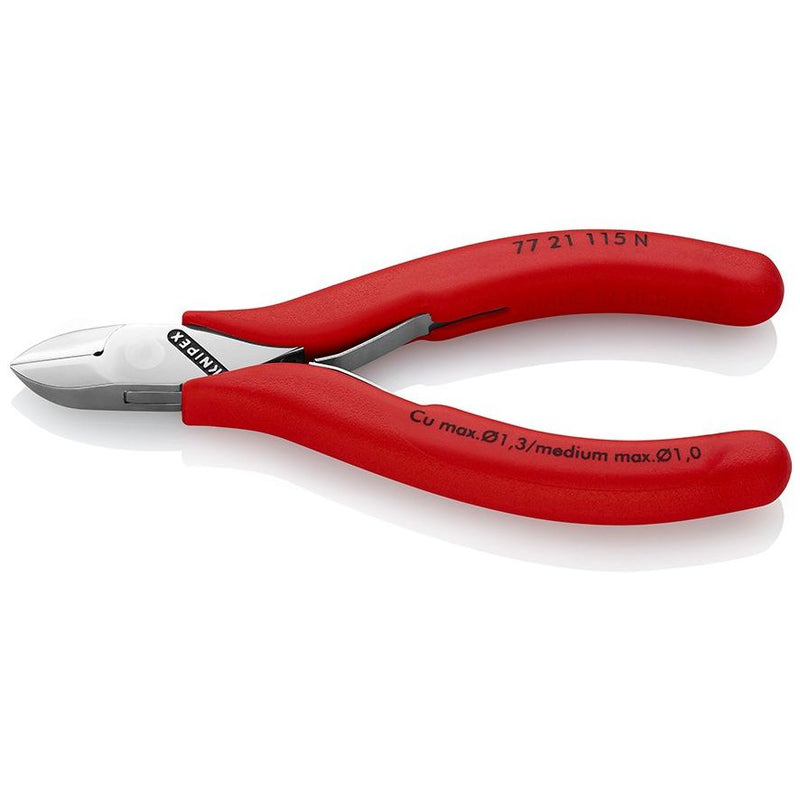 Knipex - Seitenschneider Elektronik-Seitenschneider 77 21 115 N − 1 Stück