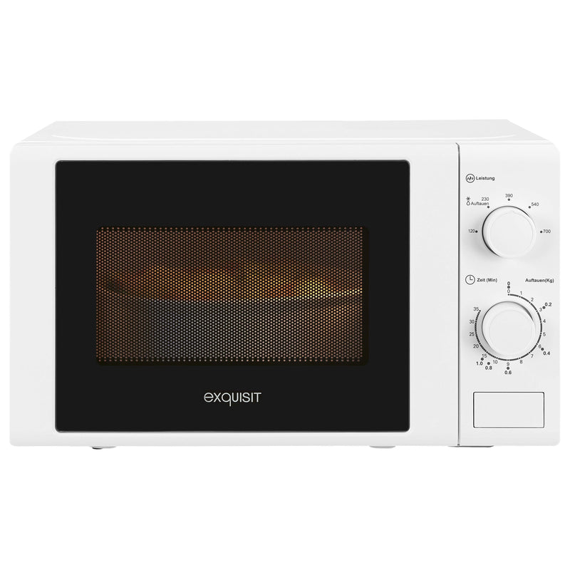 EXQUISIT - Mikrowellengerät Mikrowelle MW 900-030 ws 700W,20L