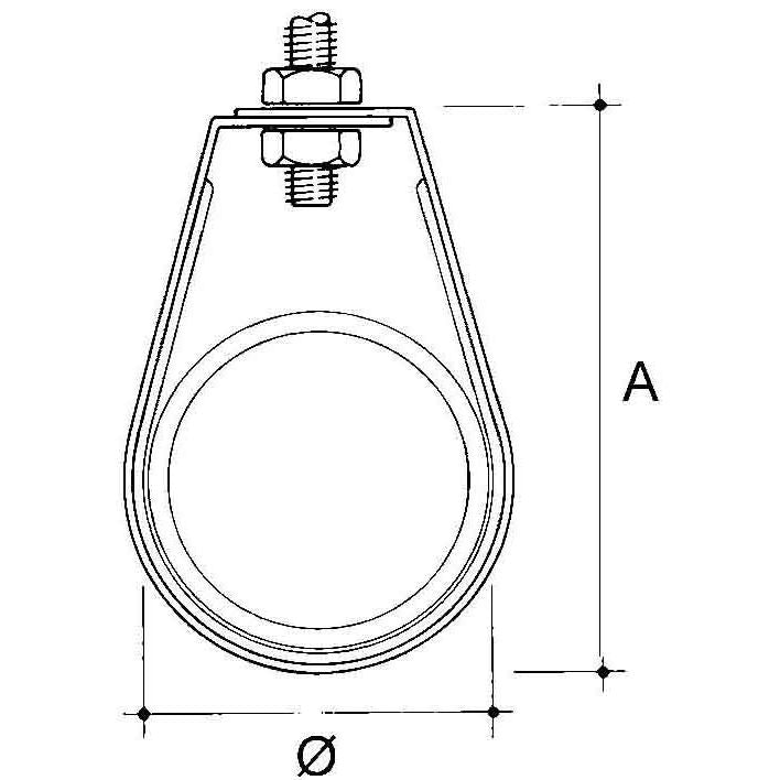 Niedax - Befestigungsschelle für Kabel/Rohre EKLIPS-Leit.-Rohrbf. PH-100 − 10 Stück
