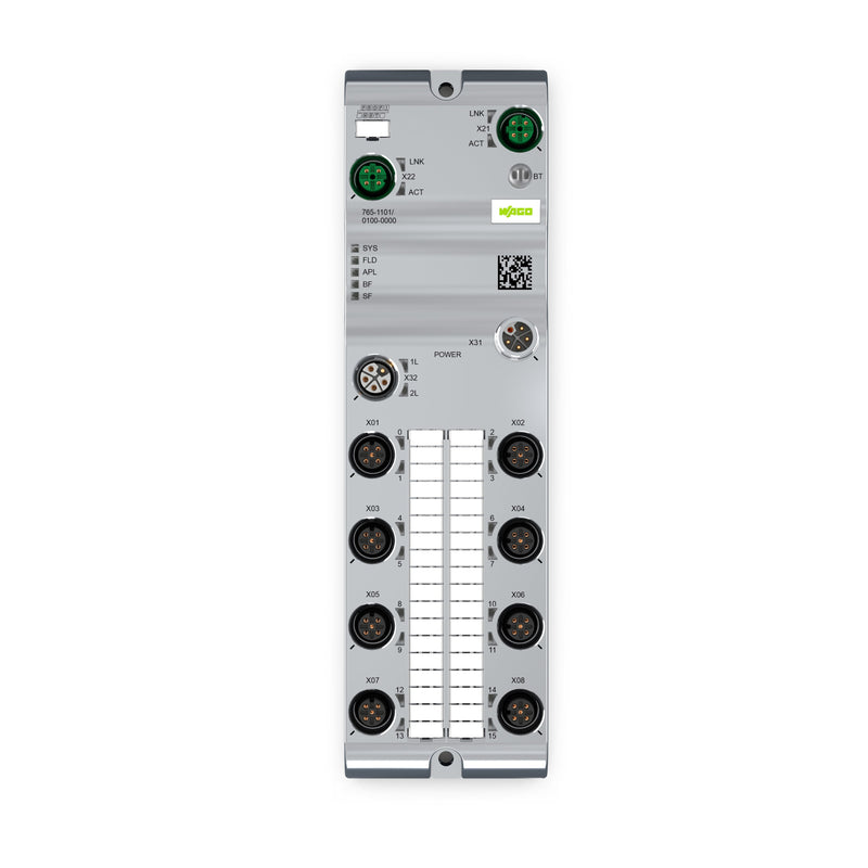 WAGO - Feldbus, Dez. Peripherie - Digitales Ein-/Ausgangs-Modul Digitaleingang 765-1101/100-000 16-Kanal, Profinet