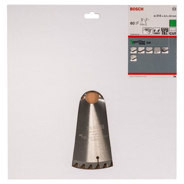 Bosch - Kreissägeblatt PRO Wood Kreissägeblatt, 2608640651 315 x 3,2 x 30 mm