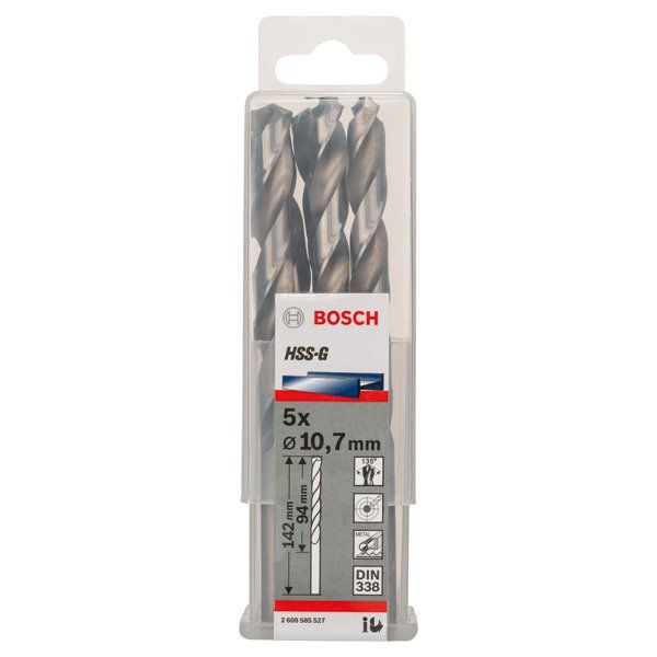 Bosch - Bohrer PRO Metal HSS-G 2608585527 Spiralbohrer 10,7 x