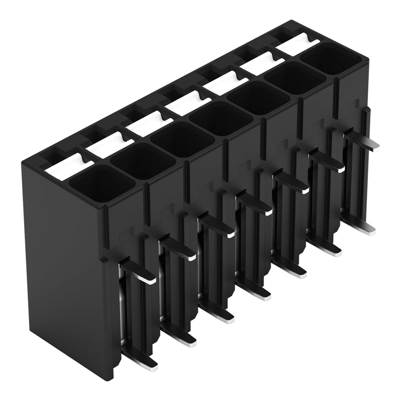 WAGO - Leiterplattenklemme THR-Leiterplattenklemme 2086-1207/300-000 Drücker,1,5mm²,sw − 132 Stück