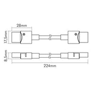 Nobile - Zubehör/Ersatzteile für Lichtschlauch/-band Verbinder flexibel 5er Set 5011510685