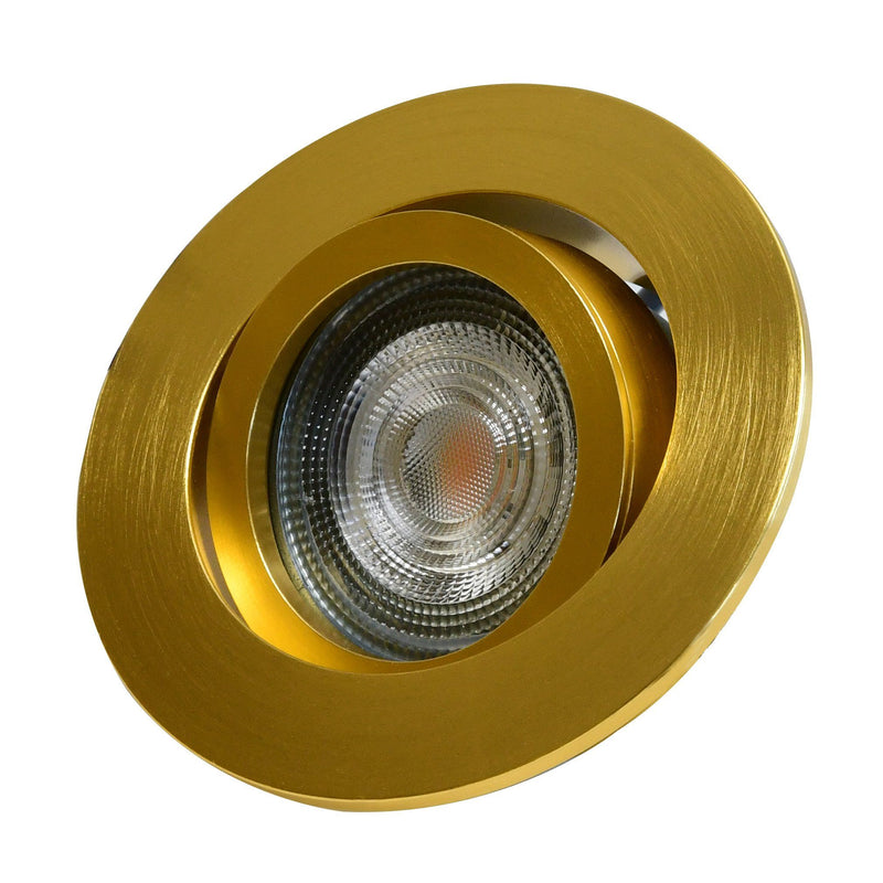 Megatron - Mechanisches Zubehör/Ersatzteile für Leuchten Einbauring rund 68mm MT75216 Goldmatt,GU10+GU5,3