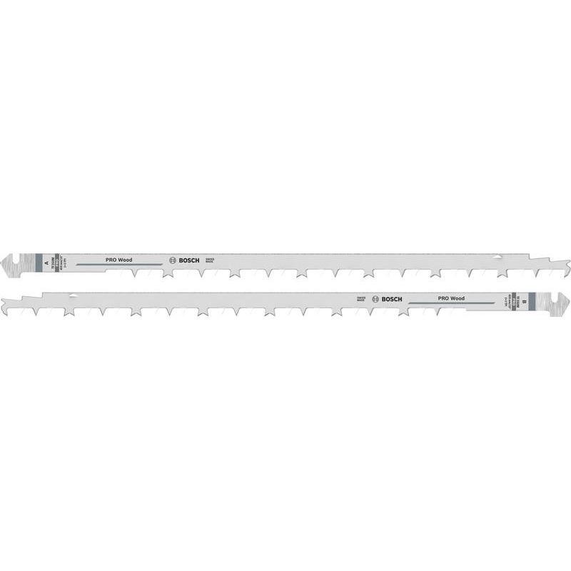 Bosch - Handsägeblatt PRO Wood TF350M 2608632120 Tandemsägeblatt-Set