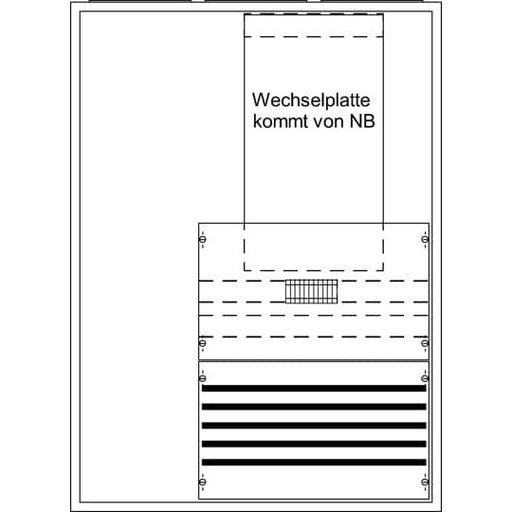 Striebel&John - Zähler-Komplettschrank Meßschrank KS457 für WP 3/3A