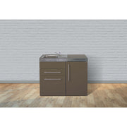 Stengel - Mini-Küche Miniküche Premiumline MPMM110SBliS Mokka metallic