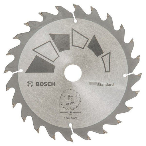 Bosch - Kreissägeblatt STANDARD D= 2609256810 160 mm Bohrung= 20