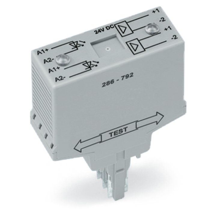 WAGO GmbH & Co. KG - Optokoppler Optokopplermodul 286-792 Anzeige rot,grau