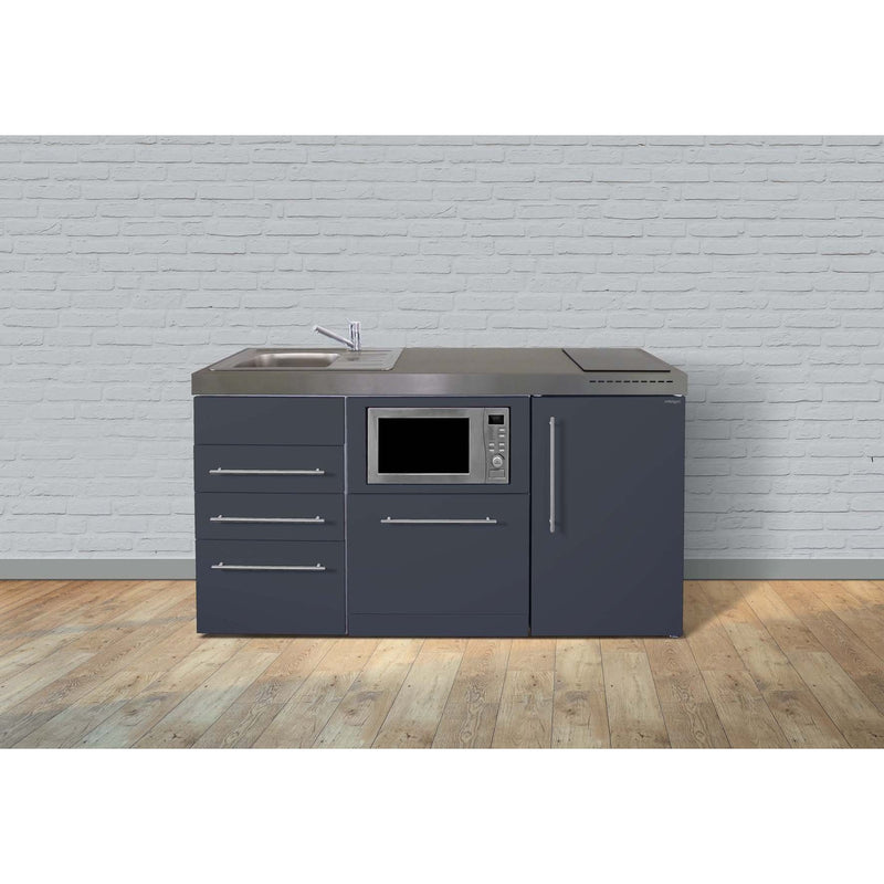 Stengel - Mini-Küche Miniküche Premiumline MPGSMS3SG160KSIKFrBl Schiefergrau