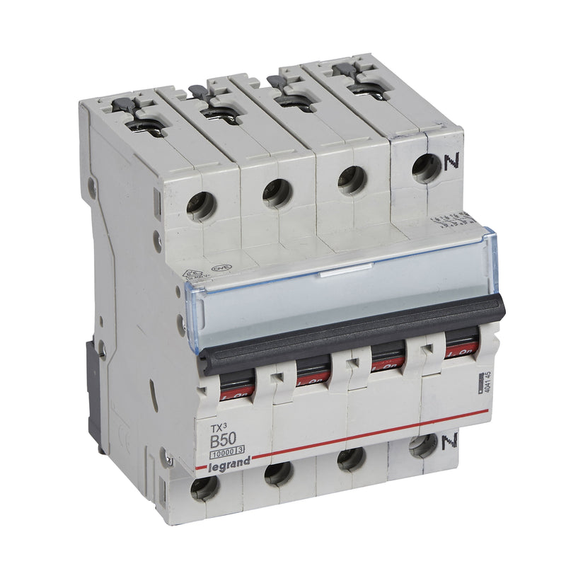 Legrand - Leitungsschutzschalter Legrand 404145 B50A 3-polig+N 10kA
