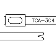 HellermannTyton - Kabelbinder MBT14SS 4,6x362 edelstahl − 100 Stück